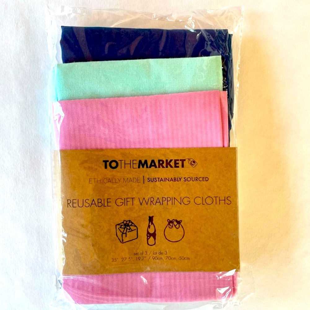 To the Market reusable gift wrapping cloths